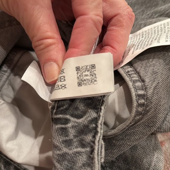 Zara Gray Denim Jeans size 6 - Picture 5 of 5